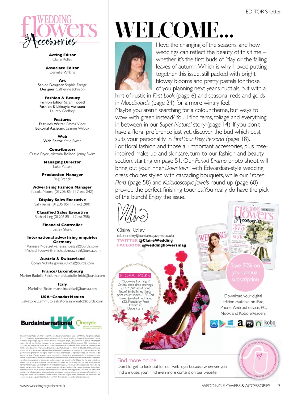 Wedding Flowers Magazine Preview Pages