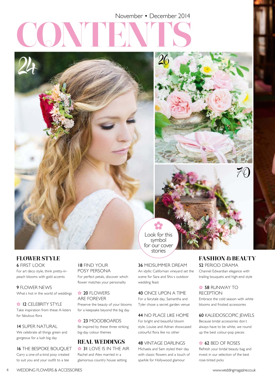 Wedding Flowers Magazine Preview Pages