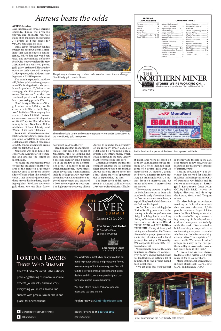 The Northern Miner Preview Pages