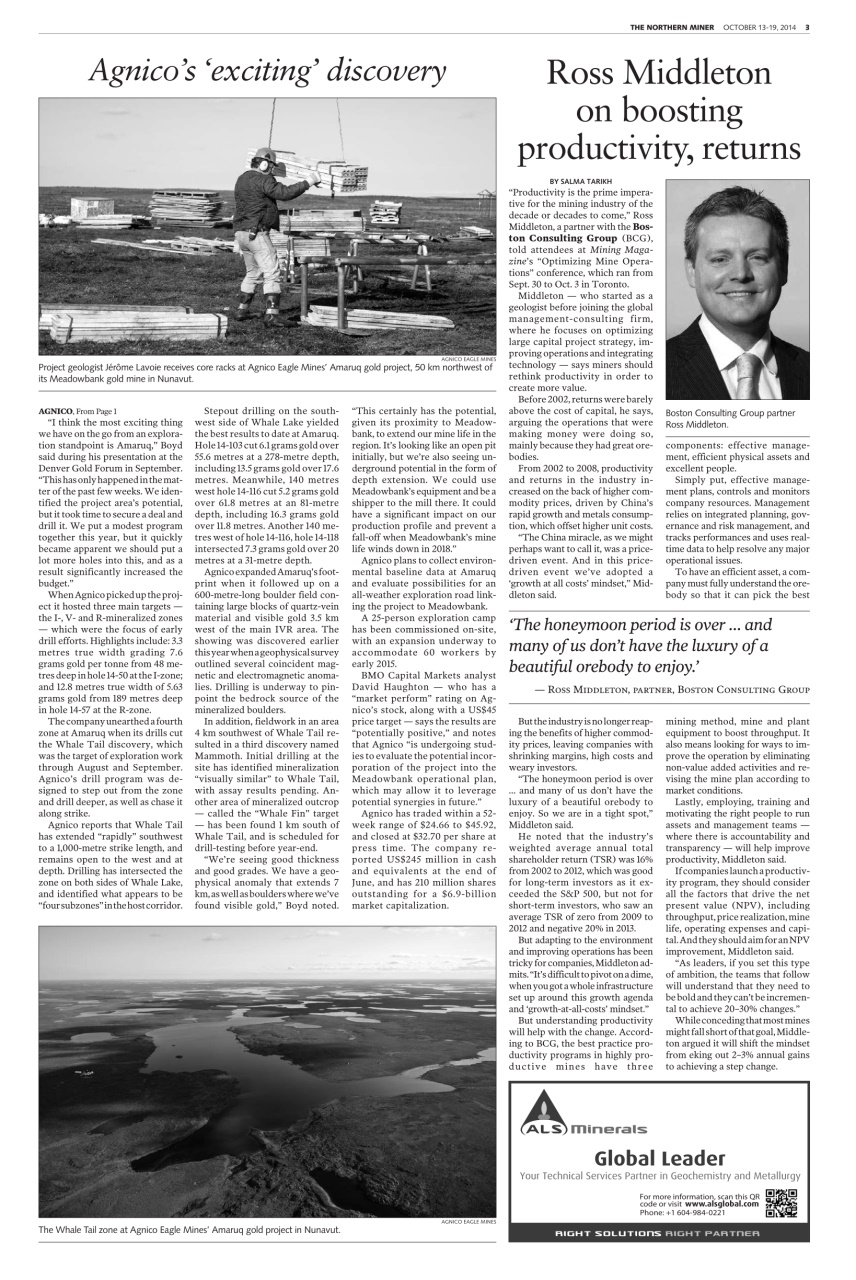 The Northern Miner Preview Pages