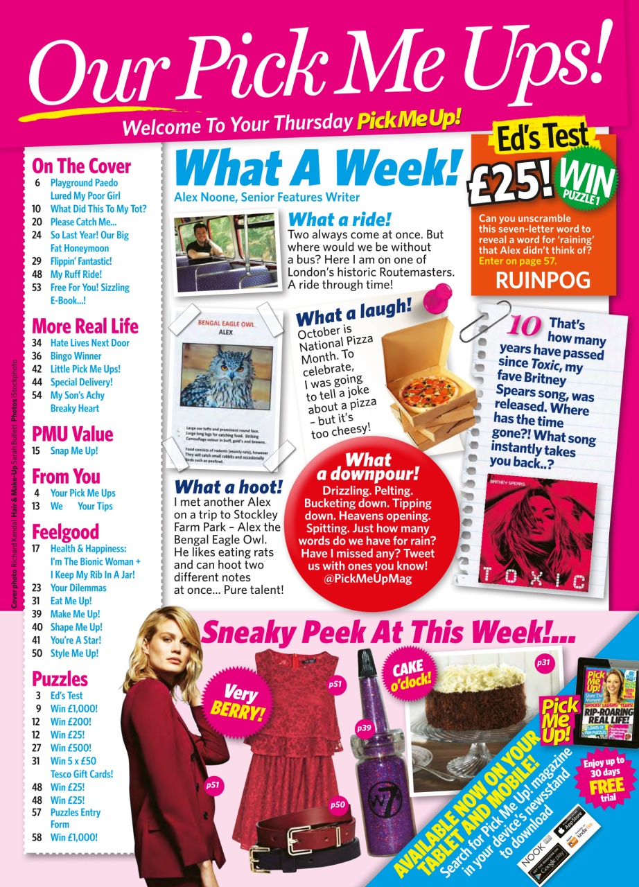 Pick Me Up Preview Pages