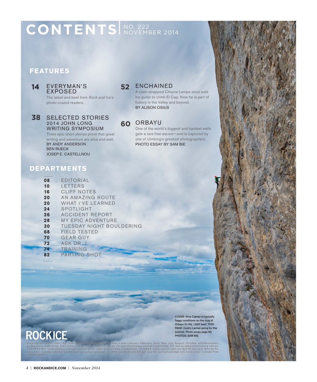 Rock and Ice Preview Pages