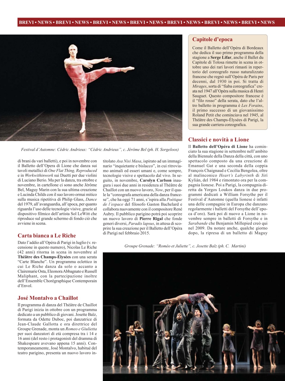 BALLET2000 Edizione Italia Preview Pages