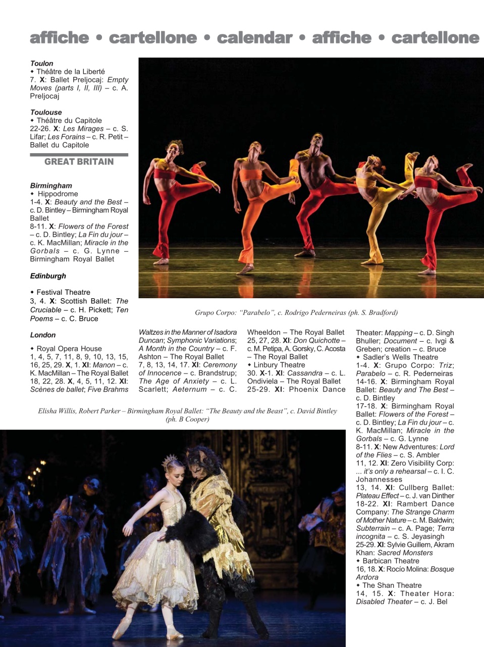 BALLET2000 English Edition Preview Pages