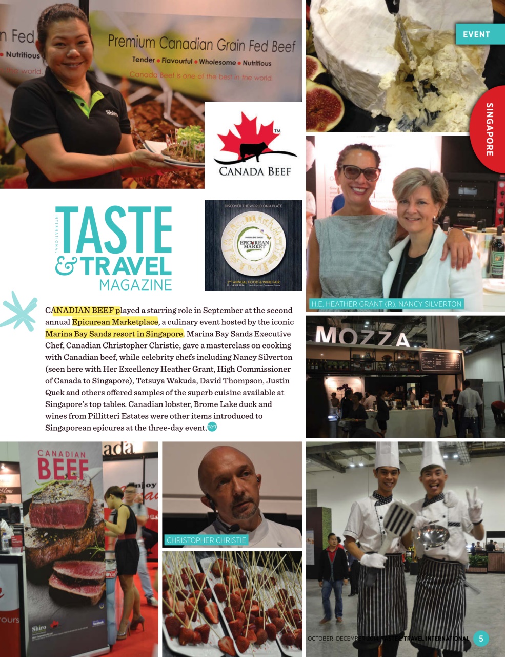 Taste & Travel International Preview Pages