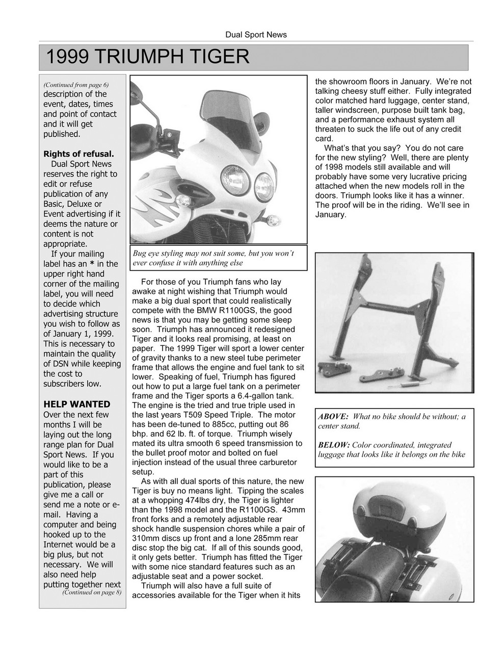 Adventure Motorcycle Preview Pages