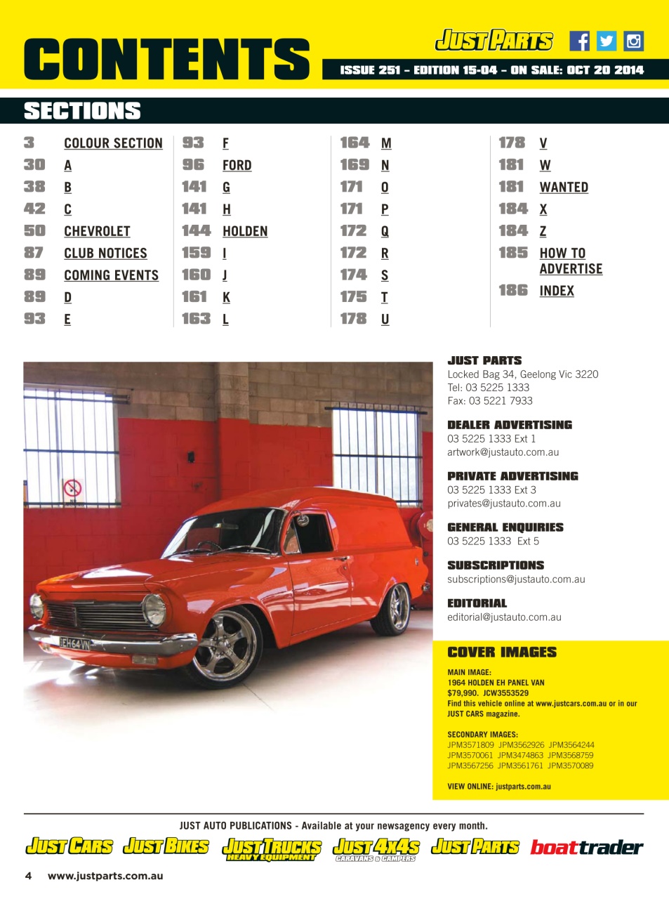 JUST PARTS Preview Pages