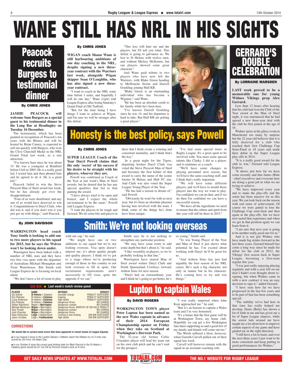 League Express Preview Pages