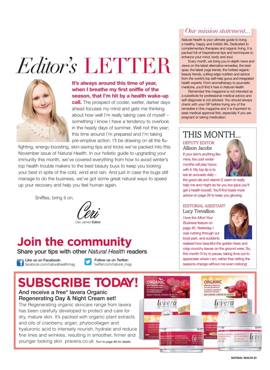 Natural Health Preview Pages