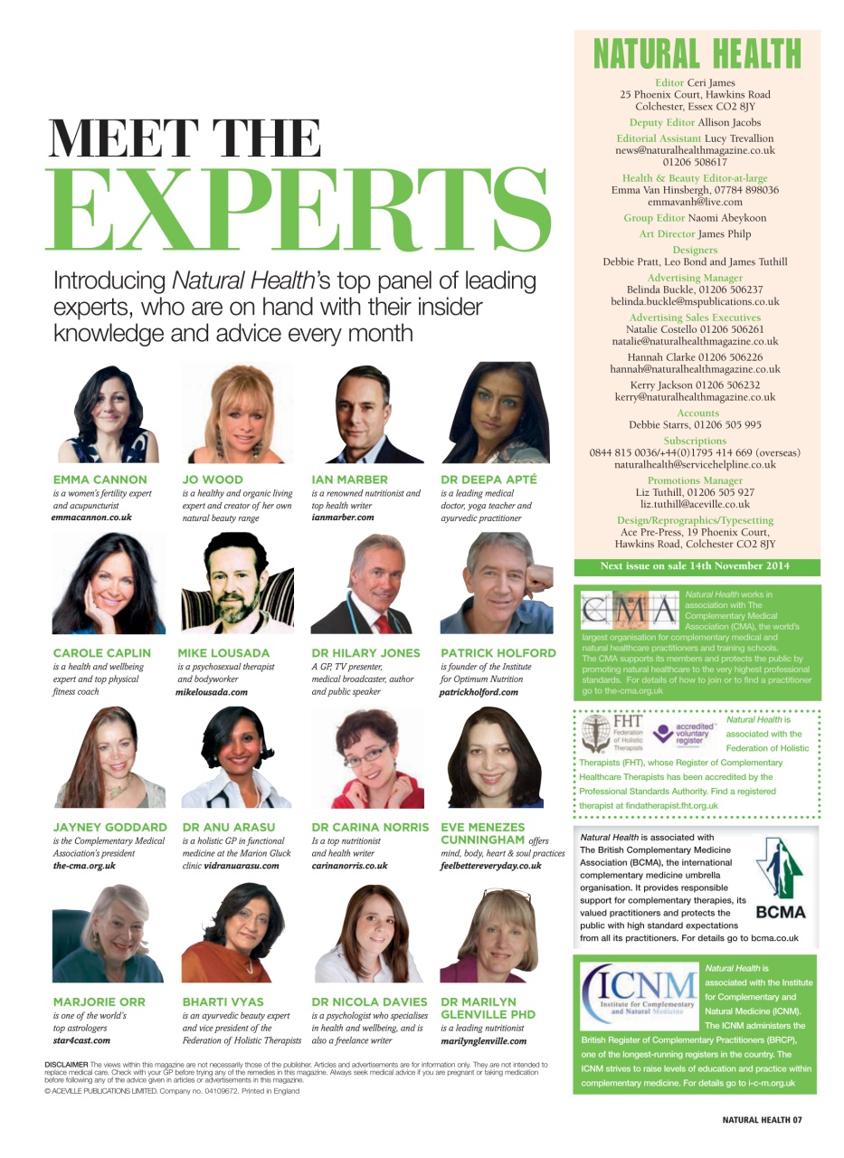 Natural Health Preview Pages