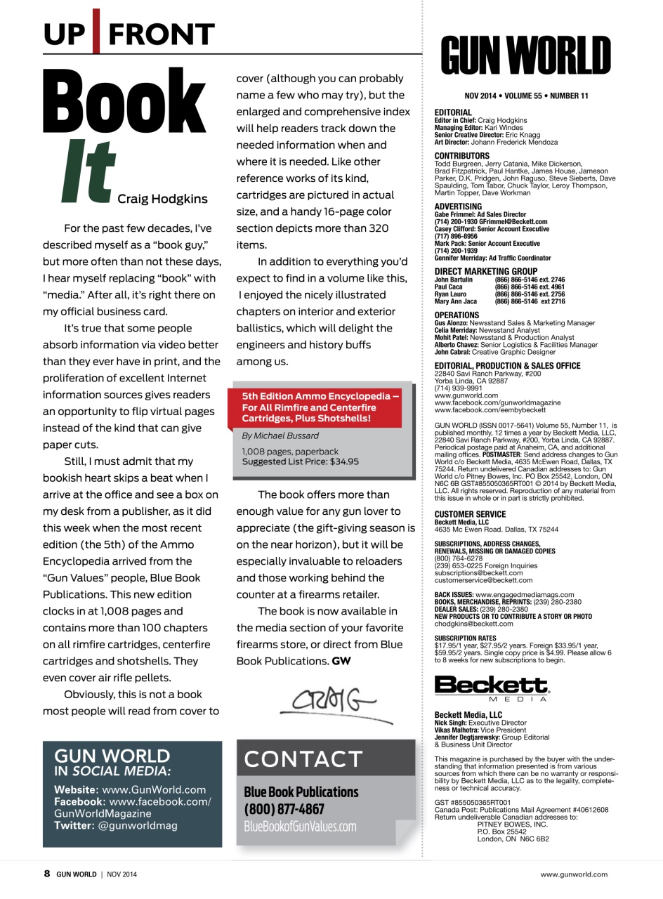 Gun World Preview Pages