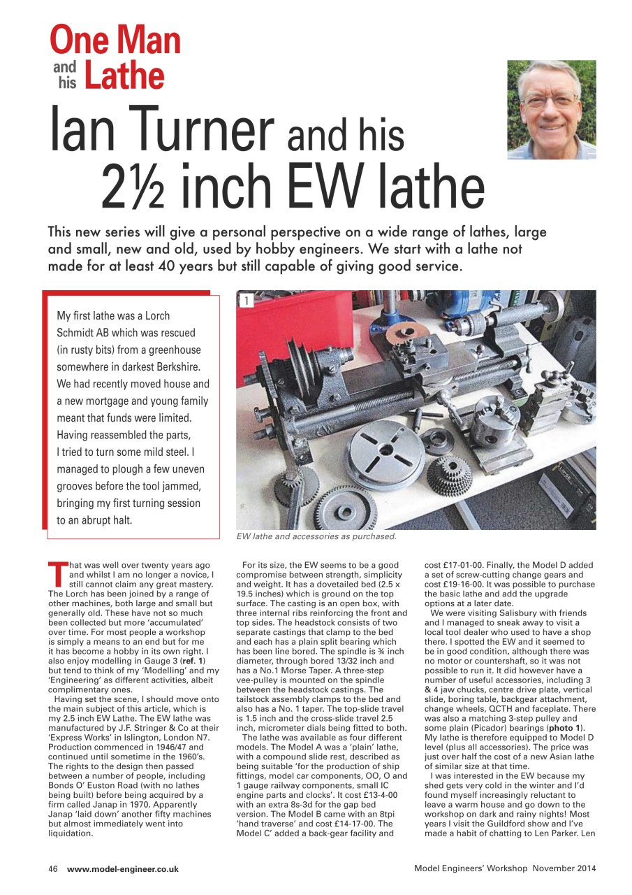 Model Engineer & Workshop Magazine Preview Pages