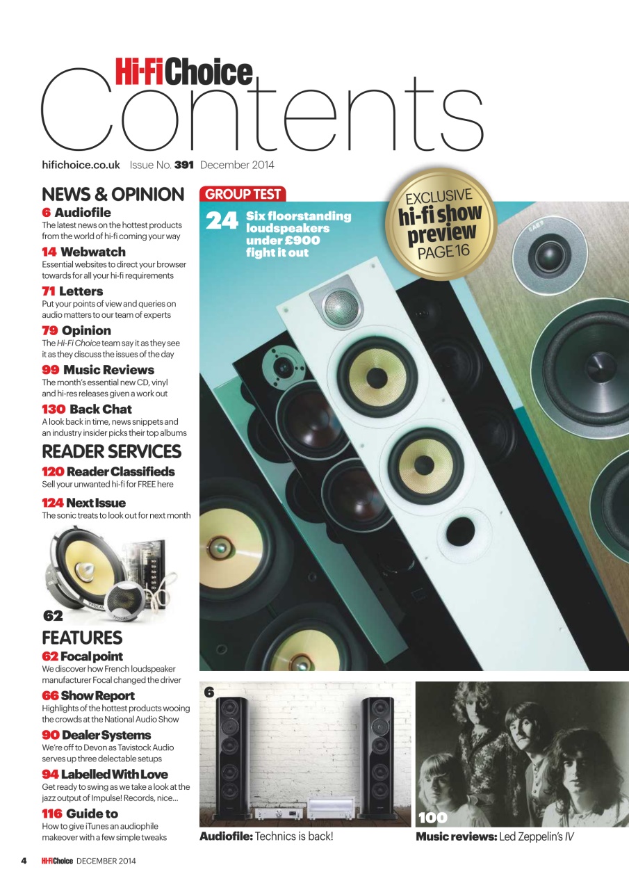 Hi-Fi Choice Preview Pages