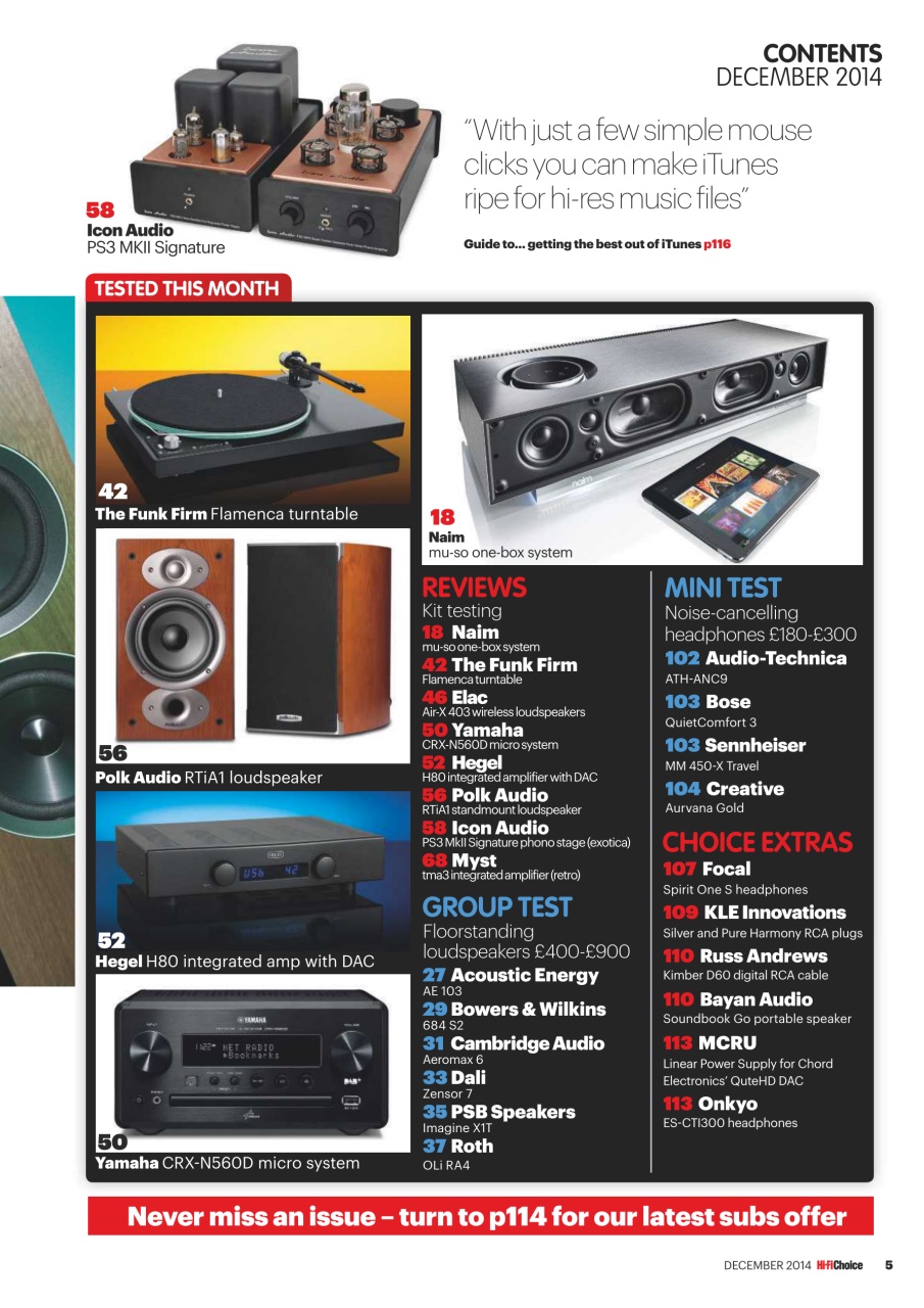 Hi-Fi Choice Preview Pages