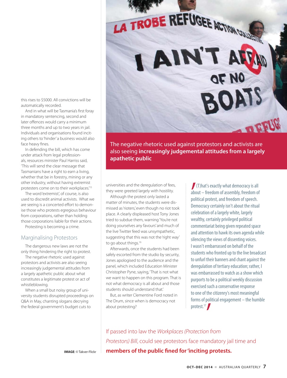 AQ: Australian Quarterly Preview Pages