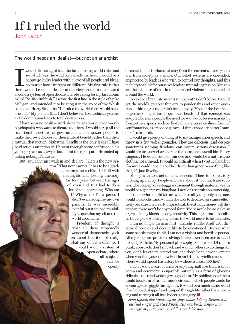 Prospect Magazine Preview Pages