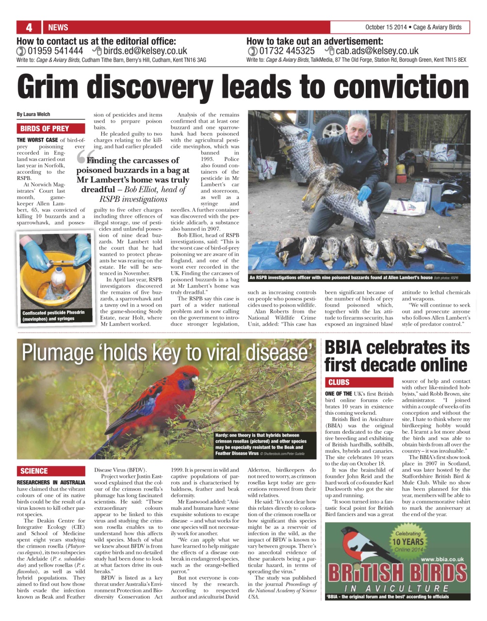 Cage & Aviary Birds Preview Pages