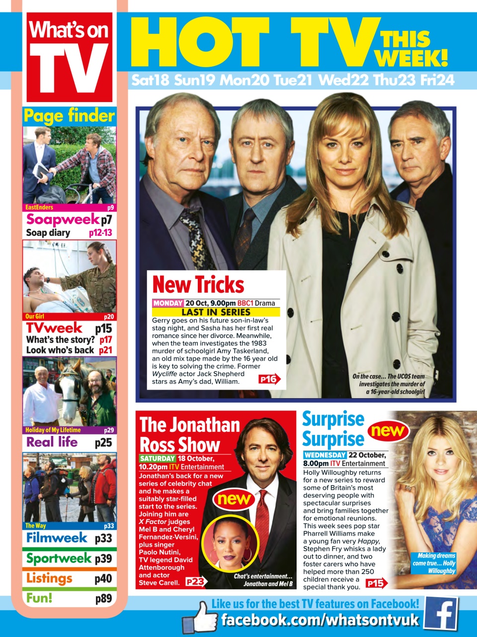 What's on TV Preview Pages