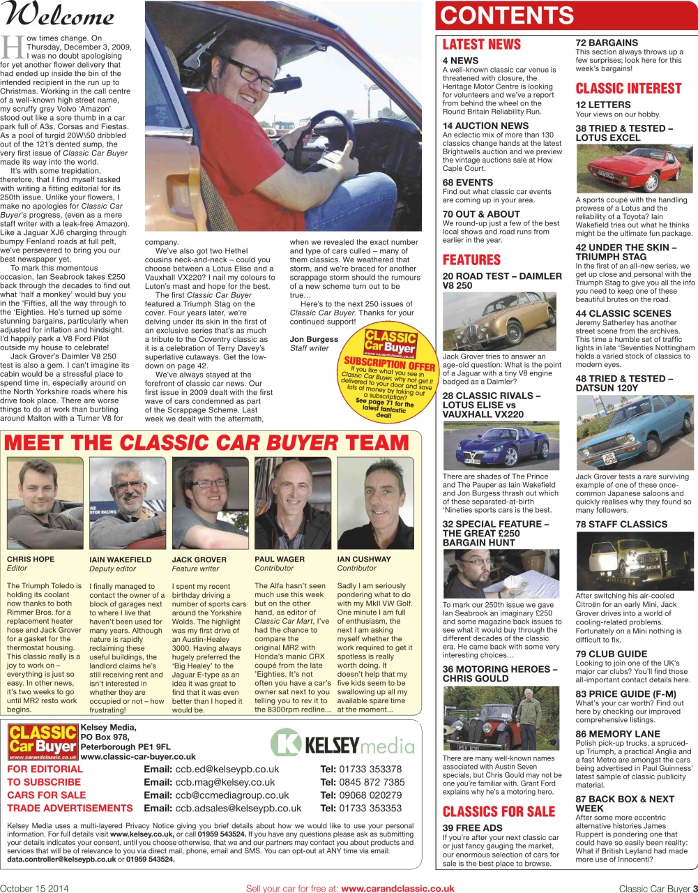 Classic Car Buyer Preview Pages