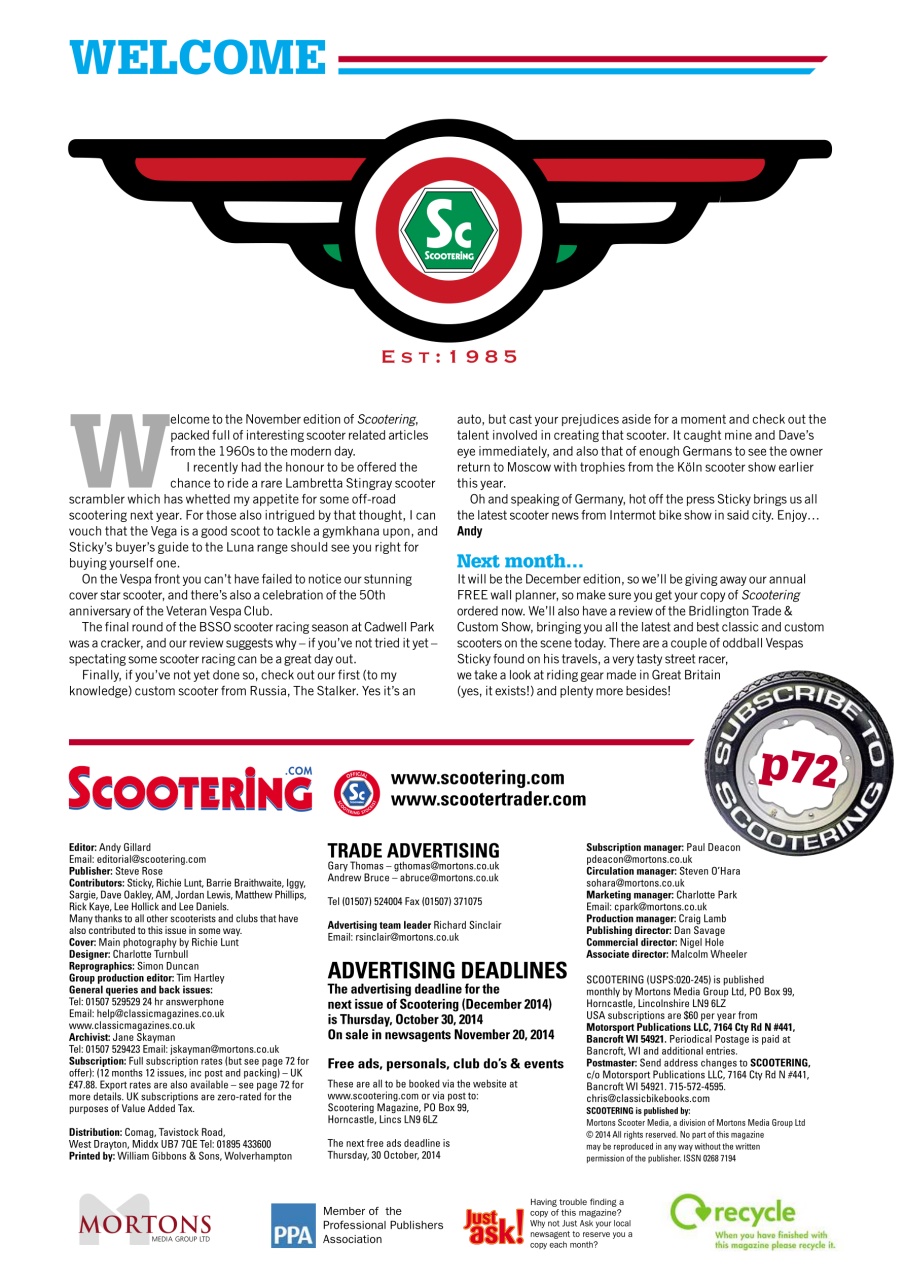 Scootering Preview Pages