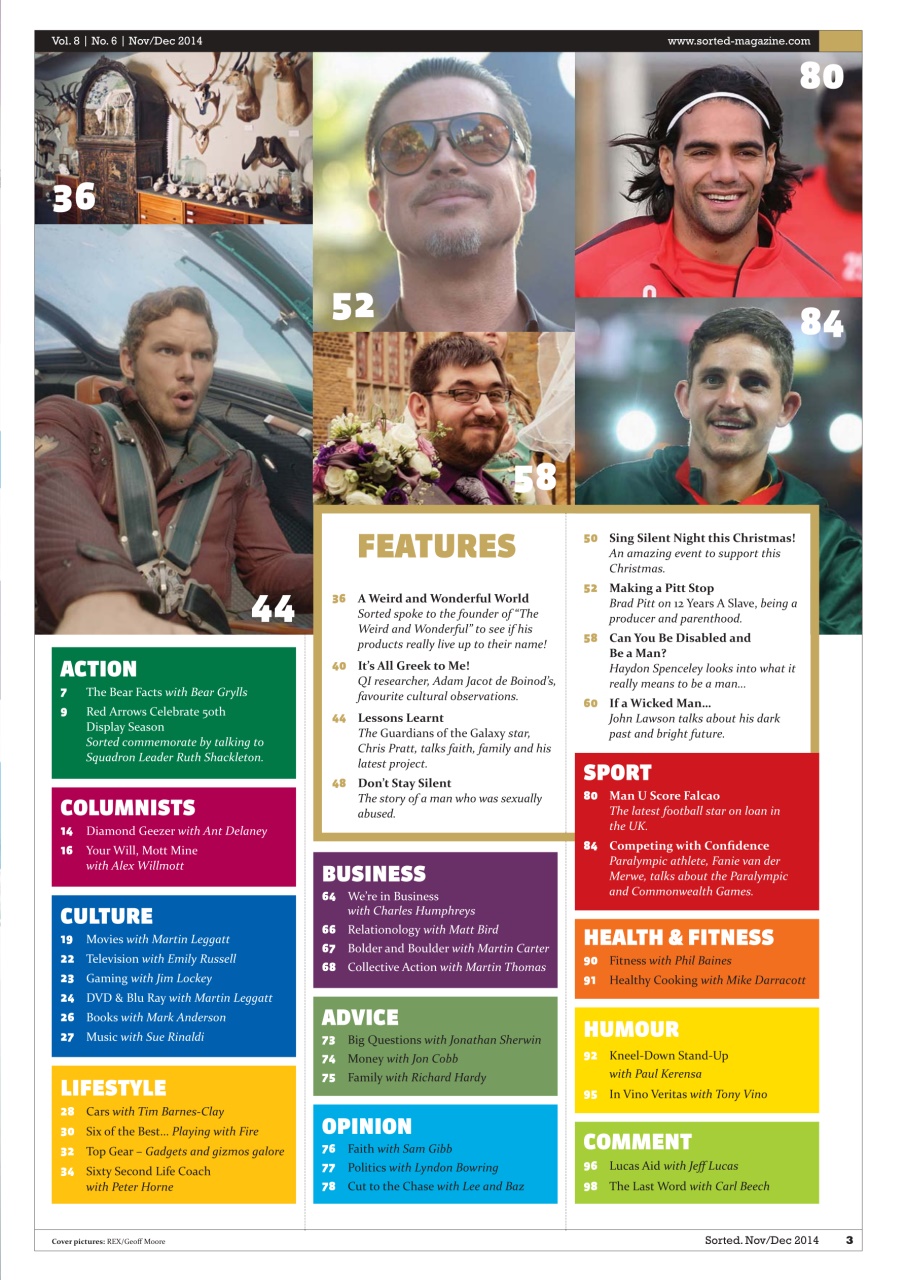 Sorted Magazine – The men's mag with morals Preview Pages