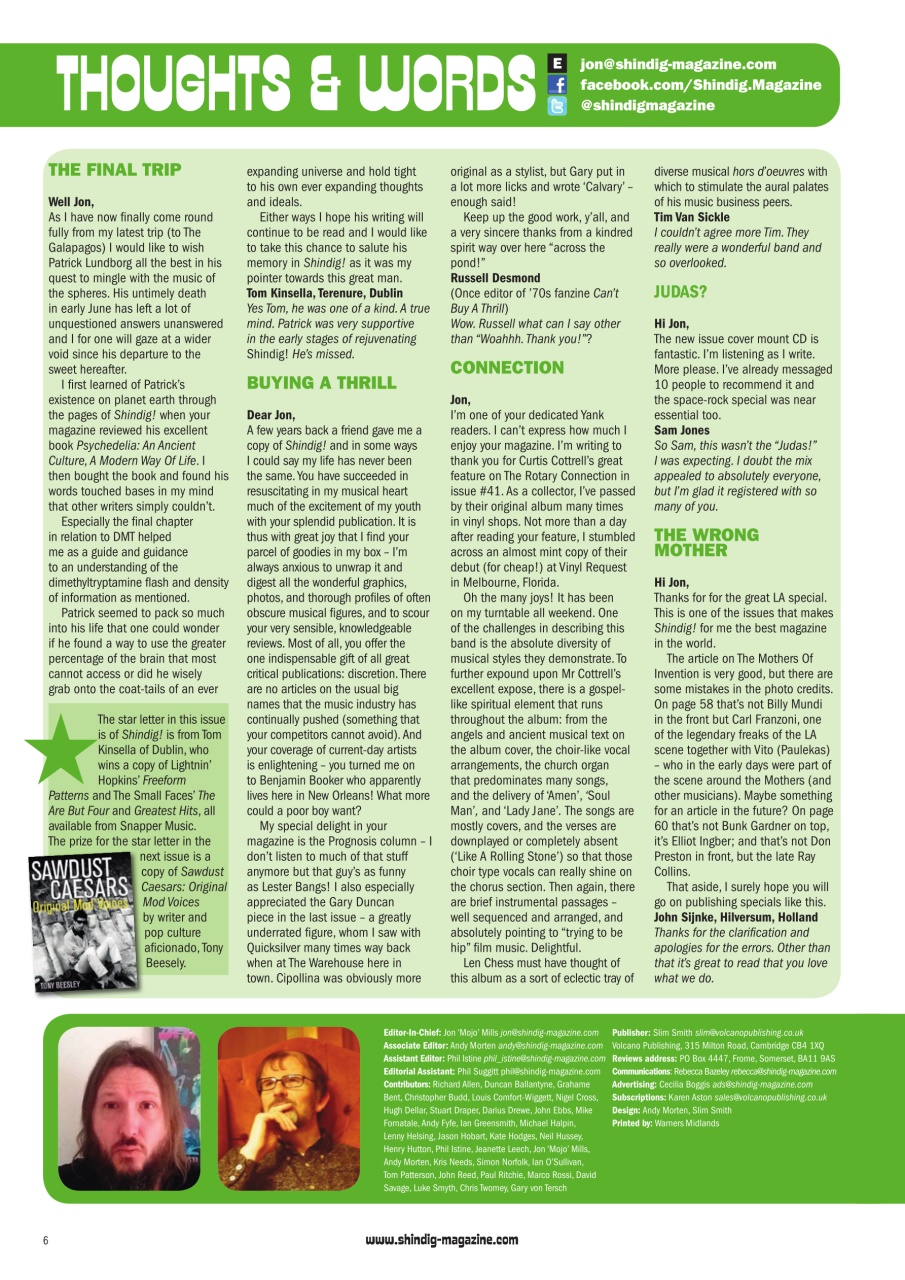 Shindig! Preview Pages