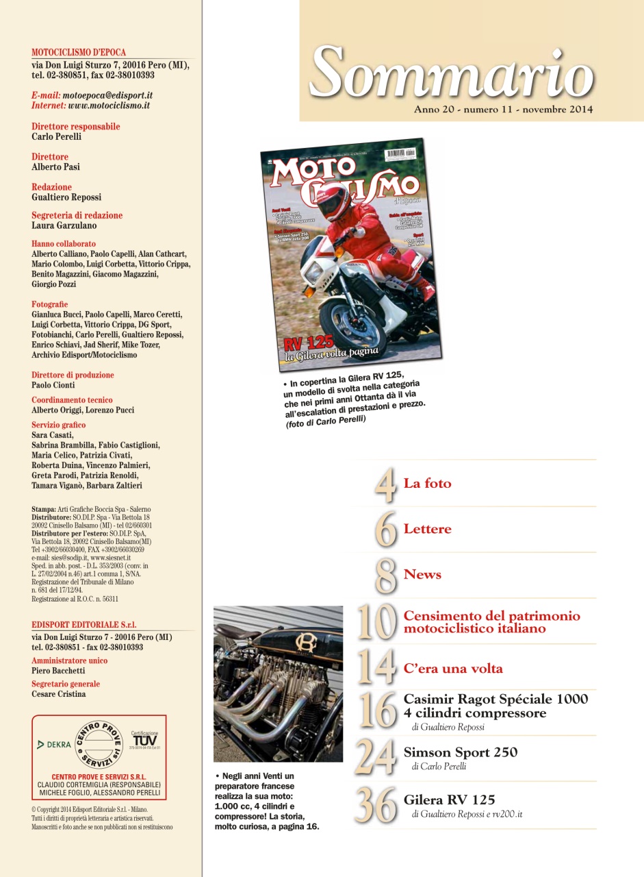 Motociclismo d'Epoca Preview Pages