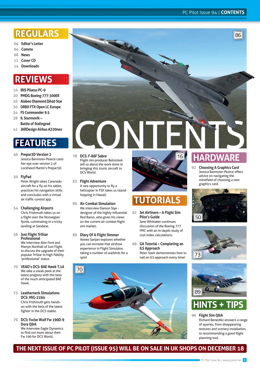 PC Pilot Preview Pages