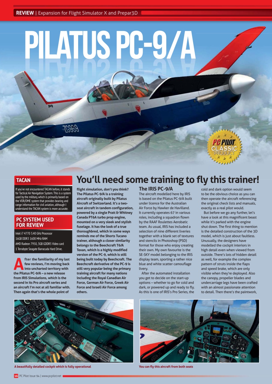 PC Pilot Preview Pages