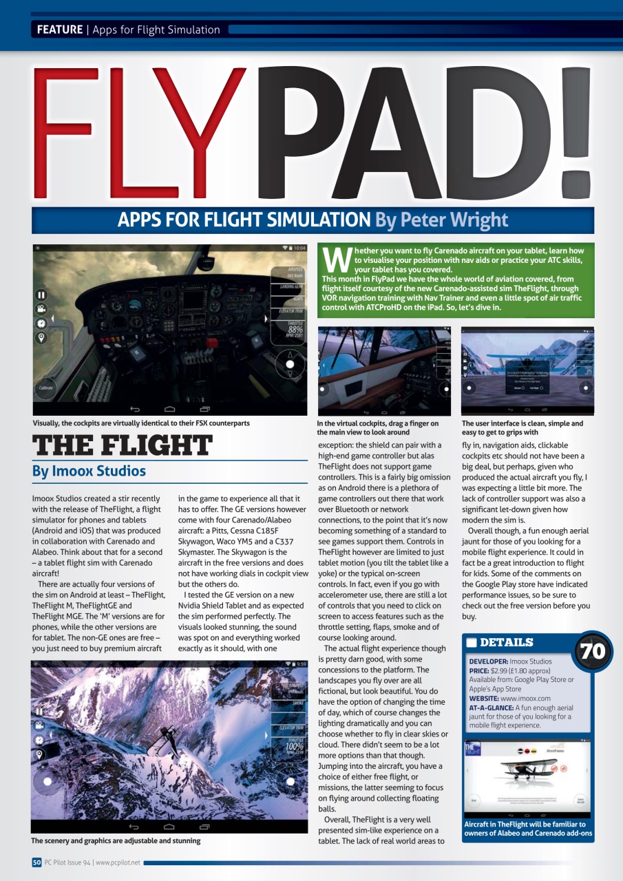 PC Pilot Preview Pages