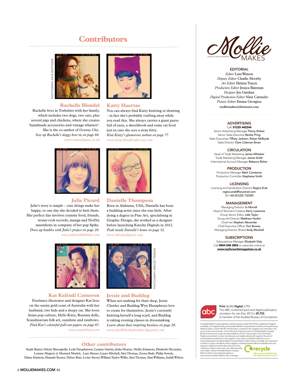 Mollie magazine Preview Pages
