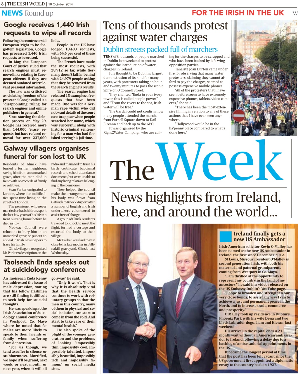 Irish World Preview Pages