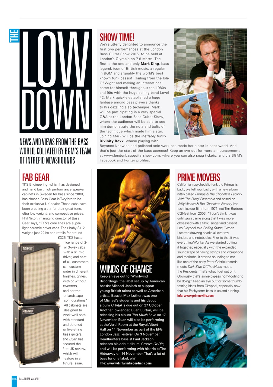 Bass Player UK Preview Pages