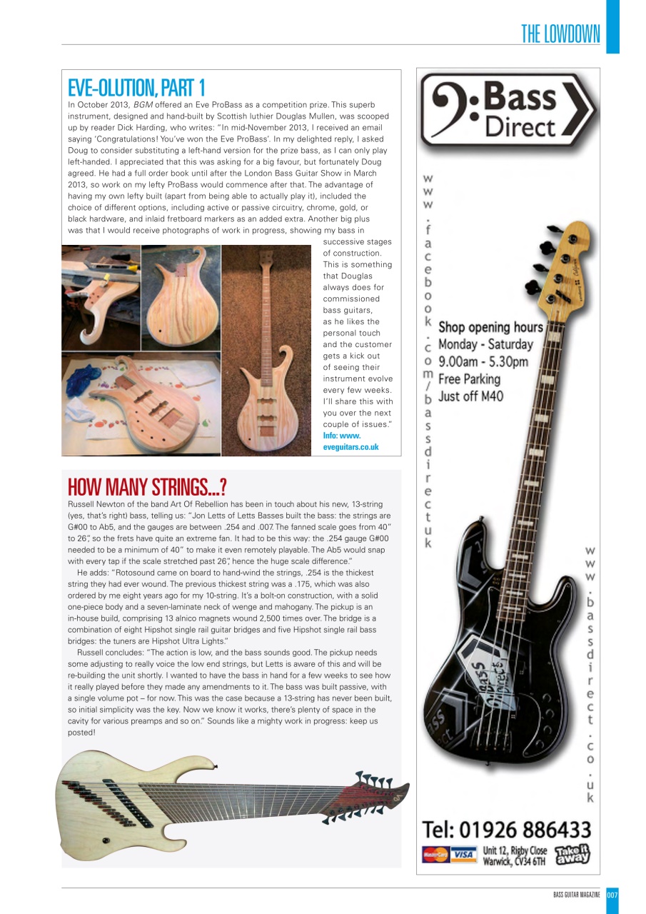 Bass Player UK Preview Pages