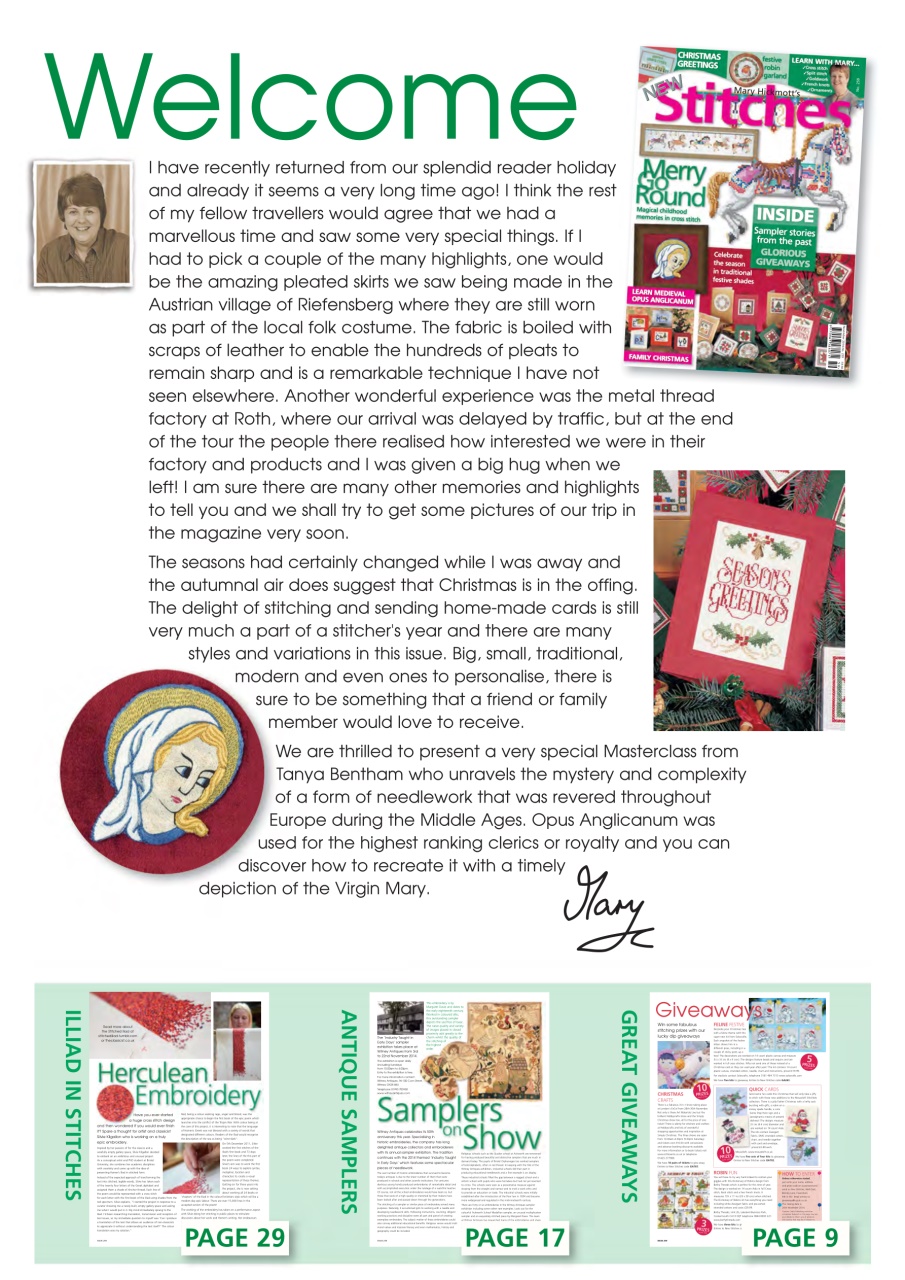 New Stitches Preview Pages