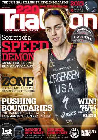 220 Triathlon Magazine issue November 2014