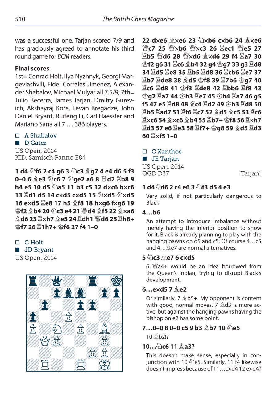 British Chess Magazine Preview Pages