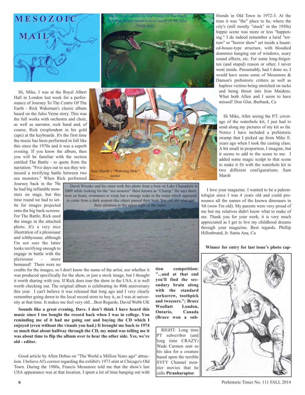 Prehistoric Times Preview Pages