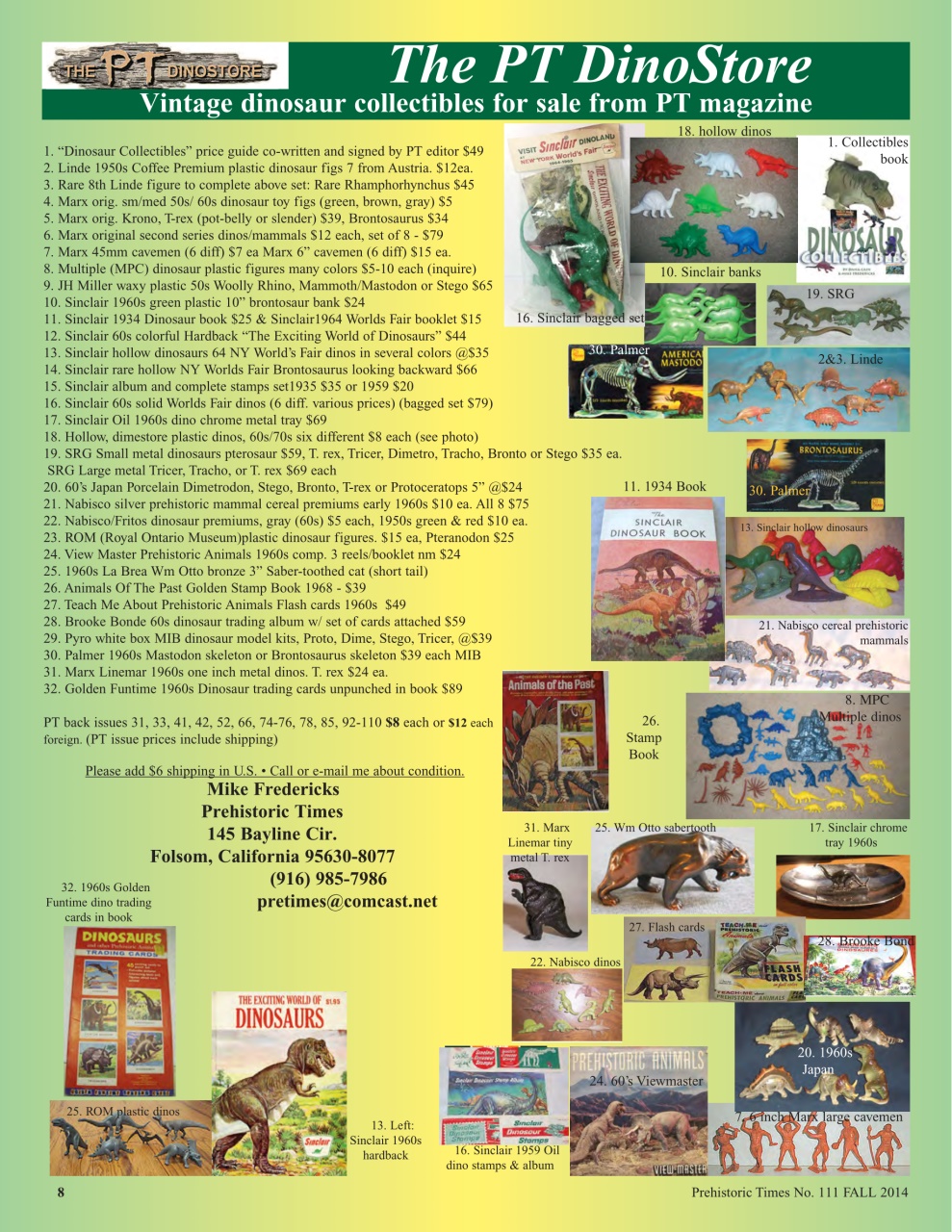 Prehistoric Times Preview Pages