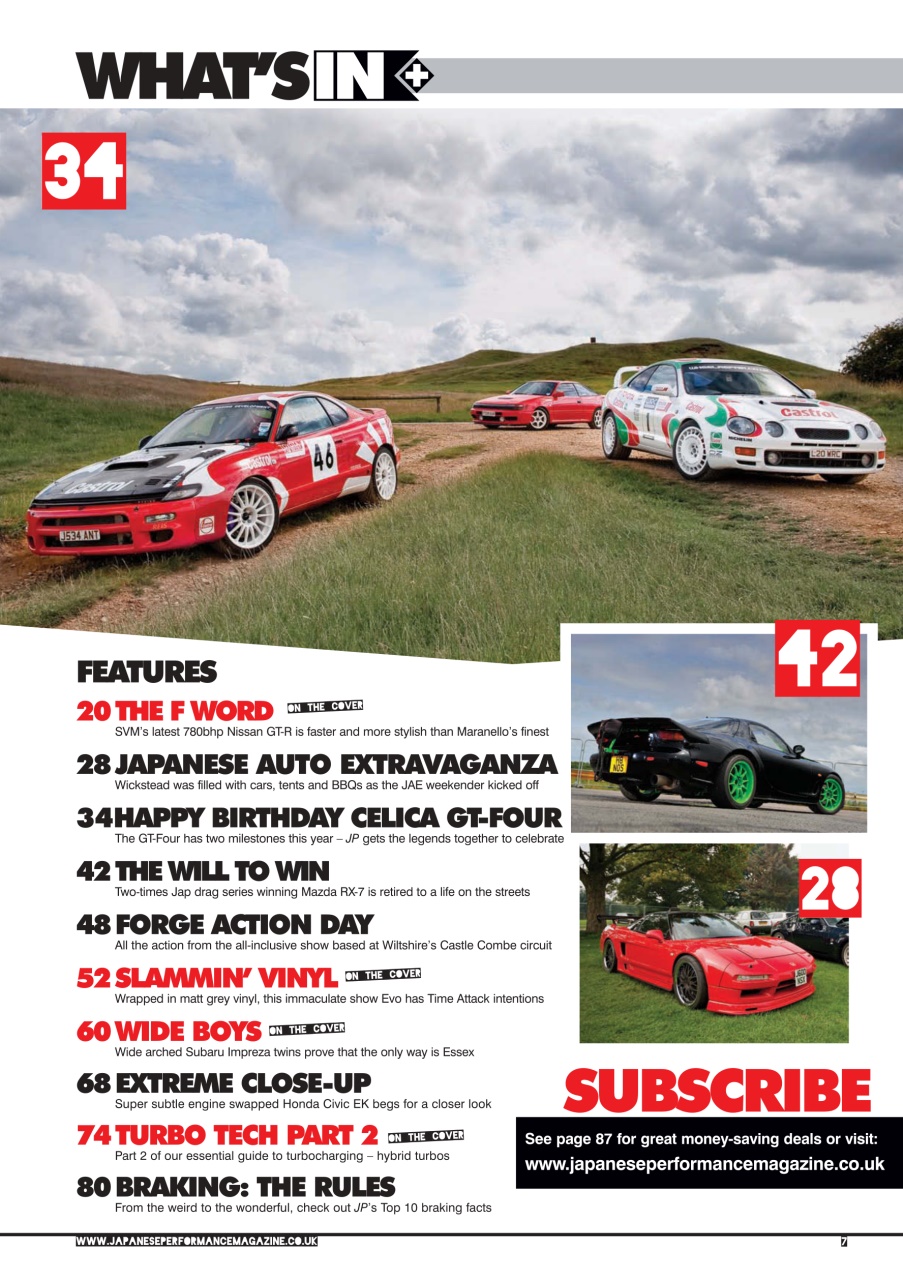 Japanese Performance Preview Pages
