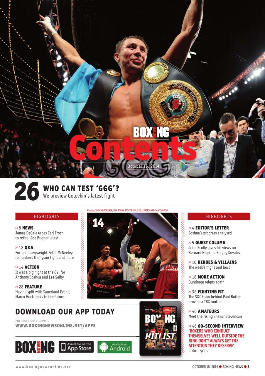 Boxing News Preview Pages
