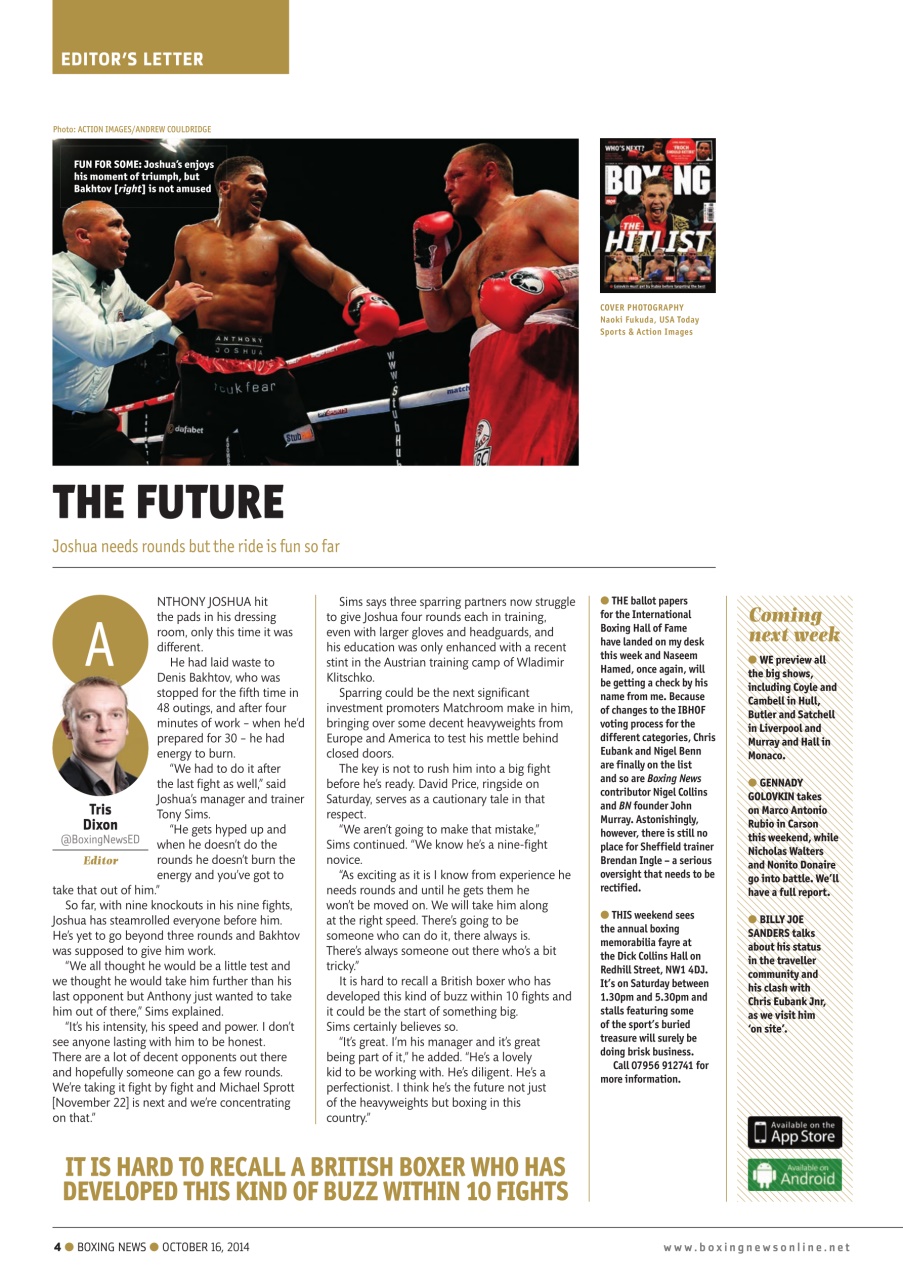 Boxing News Preview Pages