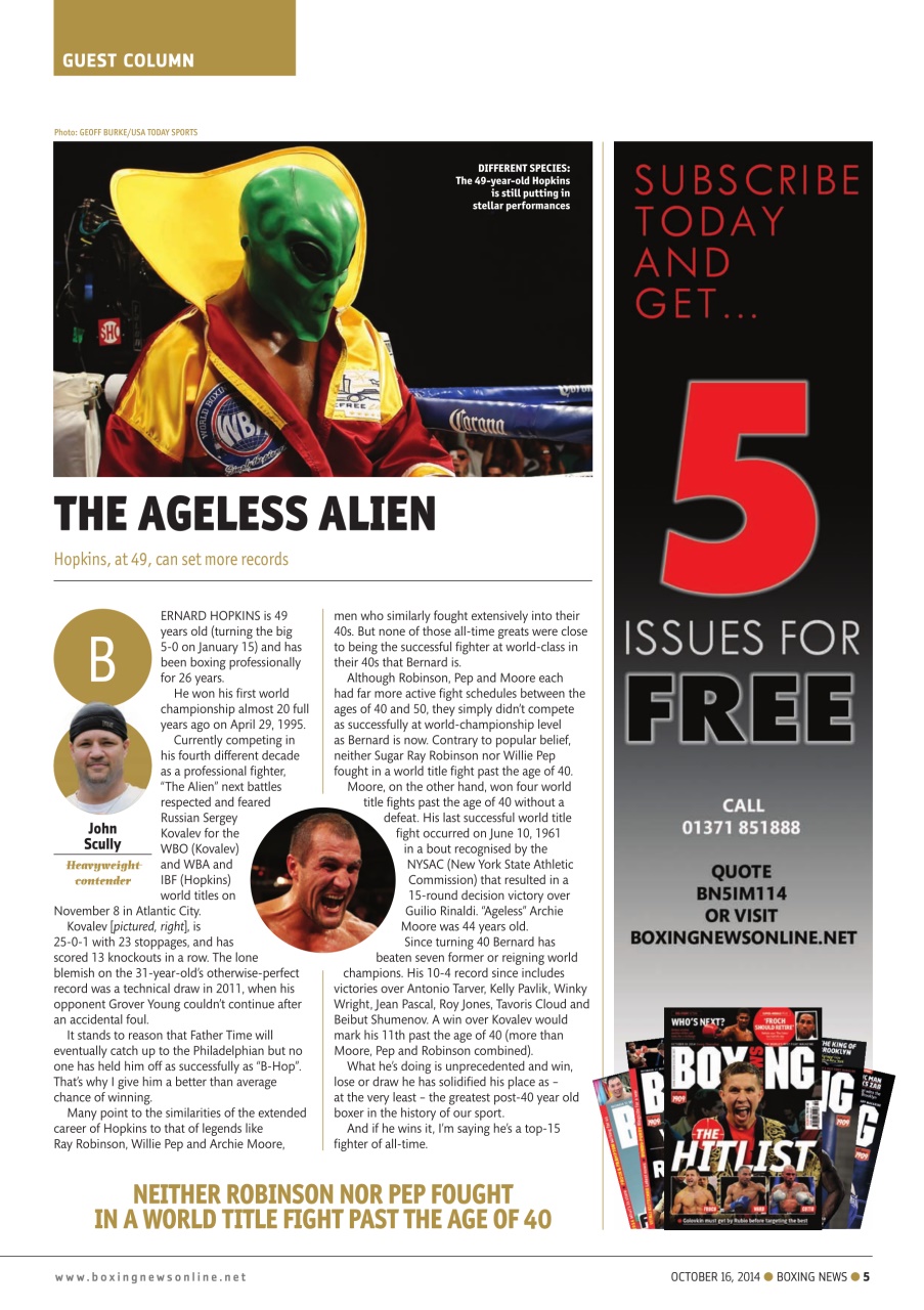Boxing News Preview Pages