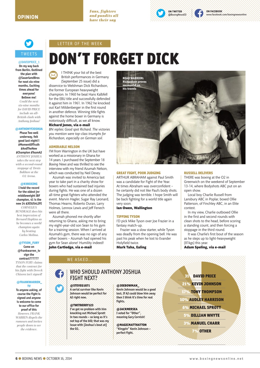 Boxing News Preview Pages