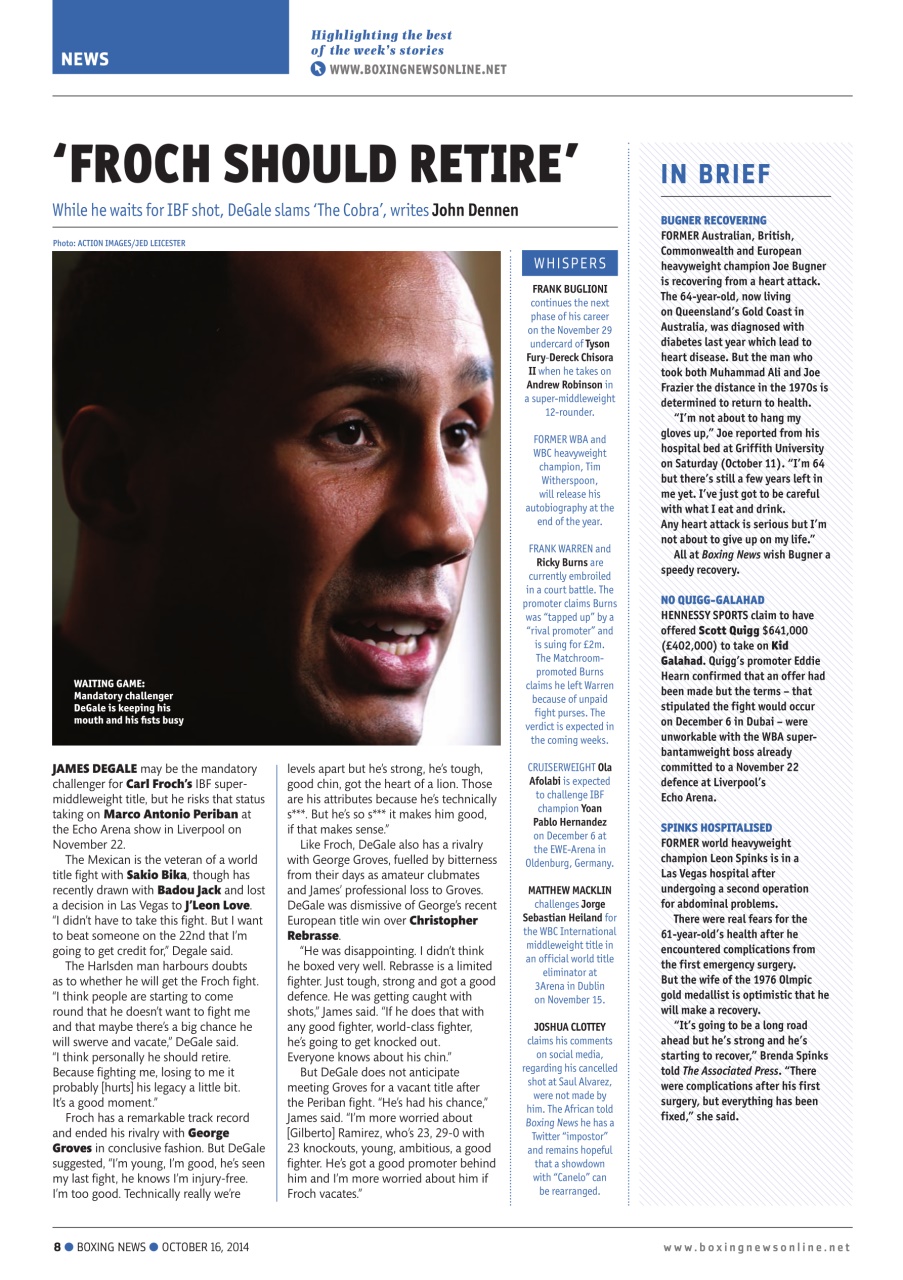 Boxing News Preview Pages