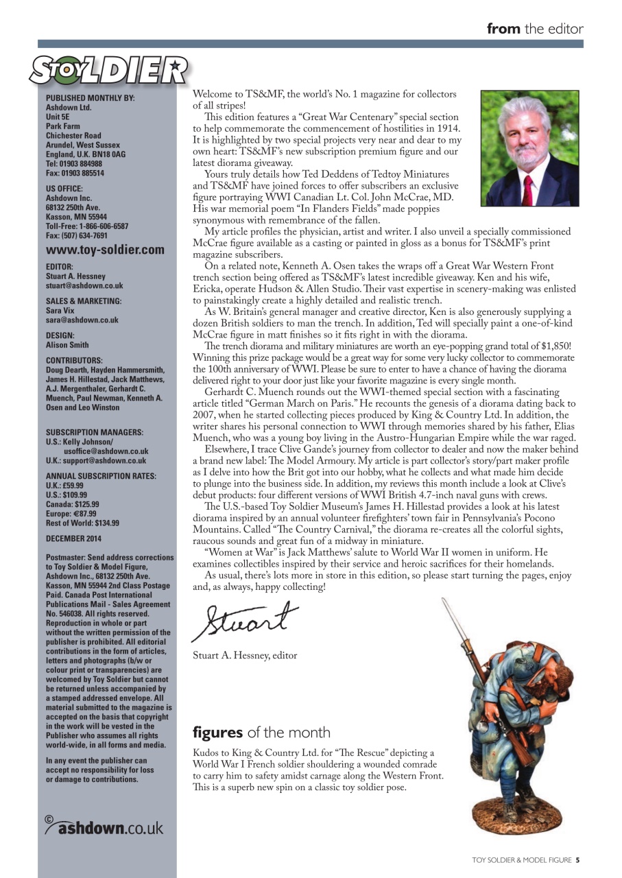 Toy Soldier & Model Figure Preview Pages