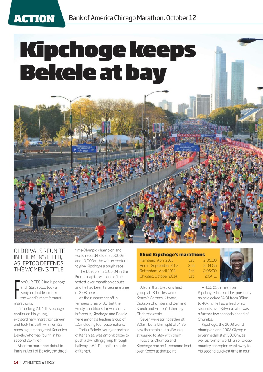 AW – Athletics Weekly Magazine Preview Pages