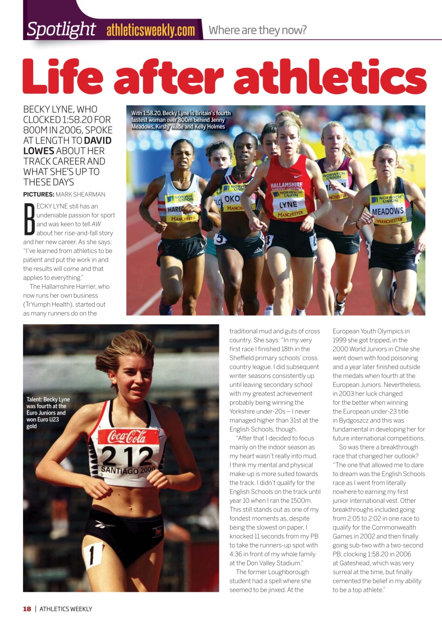 AW – Athletics Weekly Magazine Preview Pages