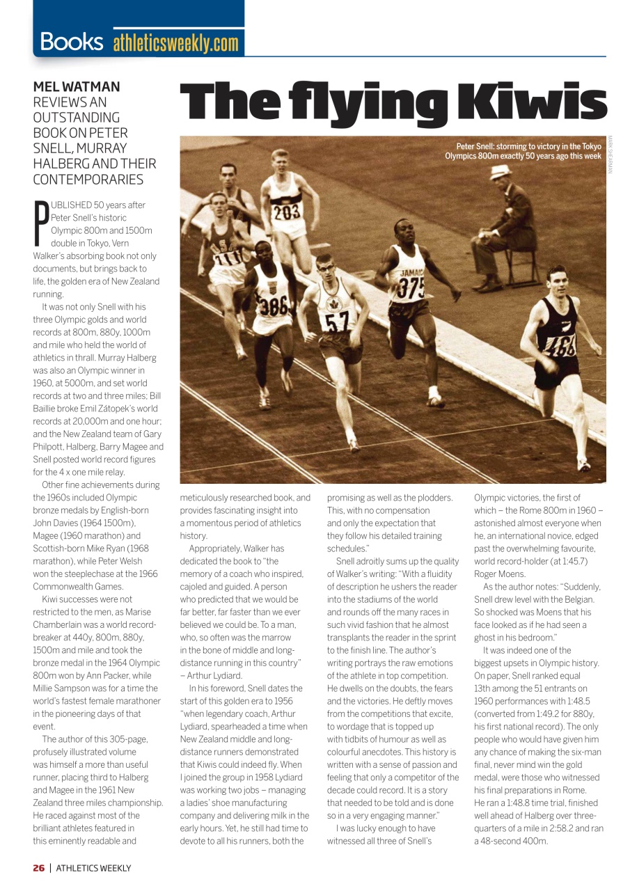 AW – Athletics Weekly Magazine Preview Pages