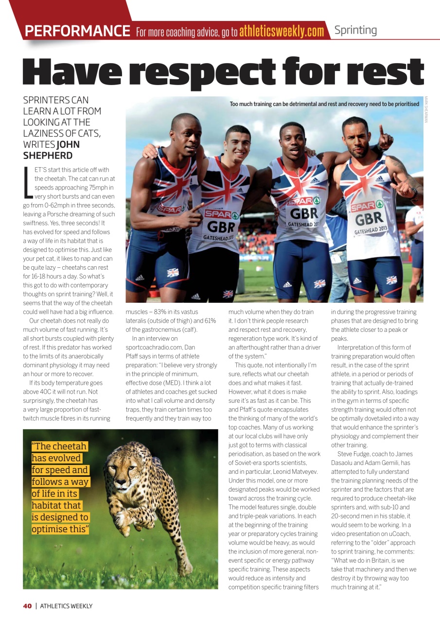 AW – Athletics Weekly Magazine Preview Pages